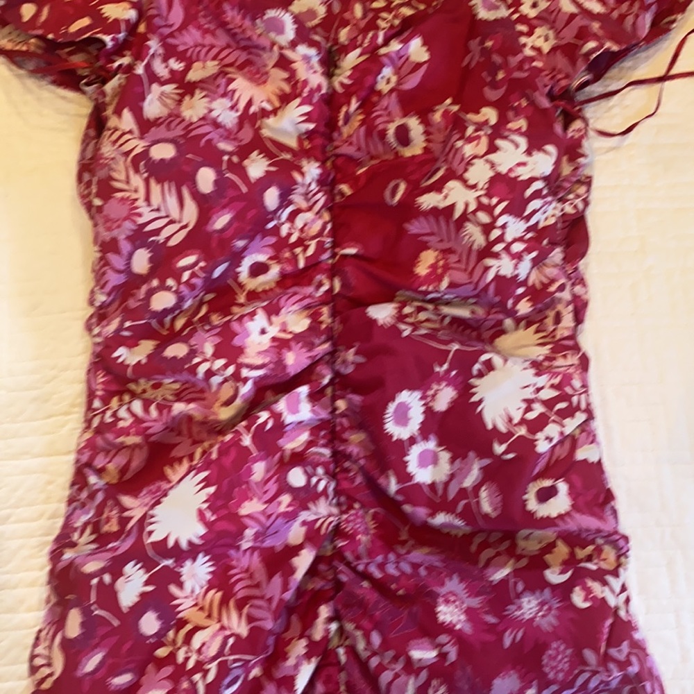 NWT SACHIN & BABI ellen pink floral fitted dress - Picture 11 of 13